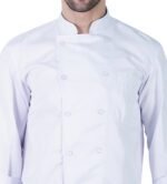 Chef Coat Deluxe White Plain White