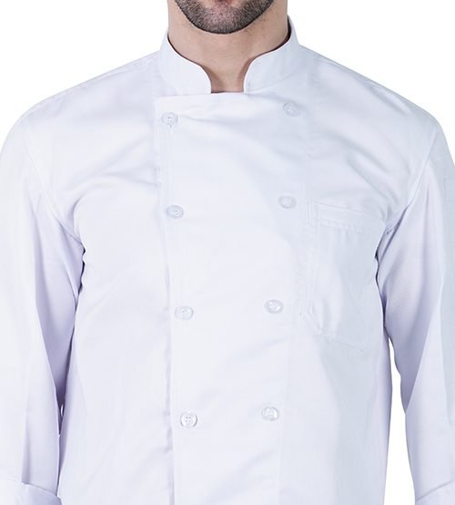 Chef Coat Deluxe White Plain White
