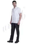 Chef Coat Deluxe Short Sleeve Slipon
