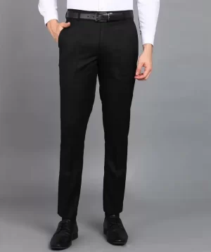 Trouser Regular Belted Stretchable