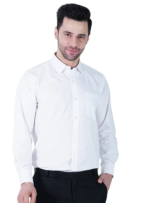 Shirt Milky White Formal