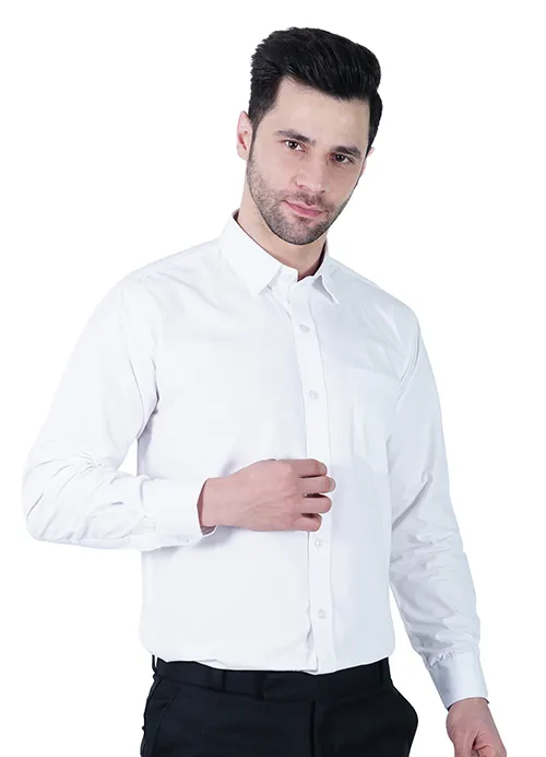 Shirt Milky White Formal