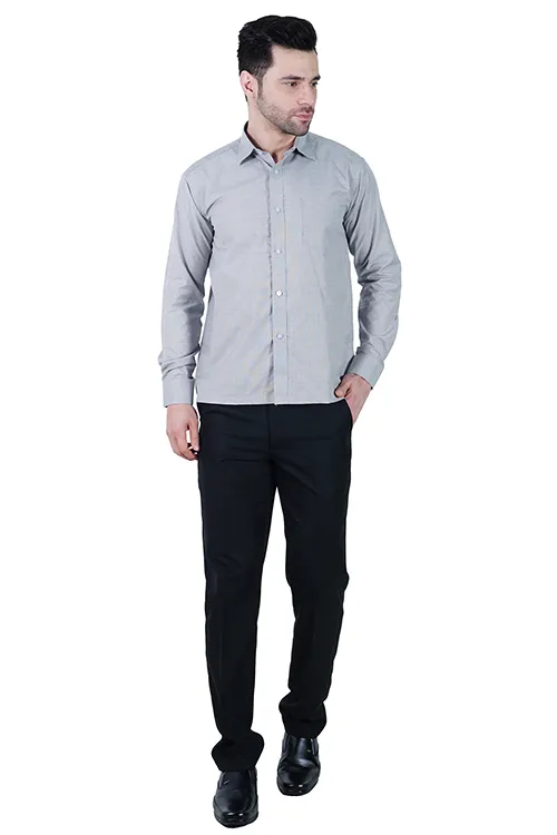 Shirt Grey Filafil Formal