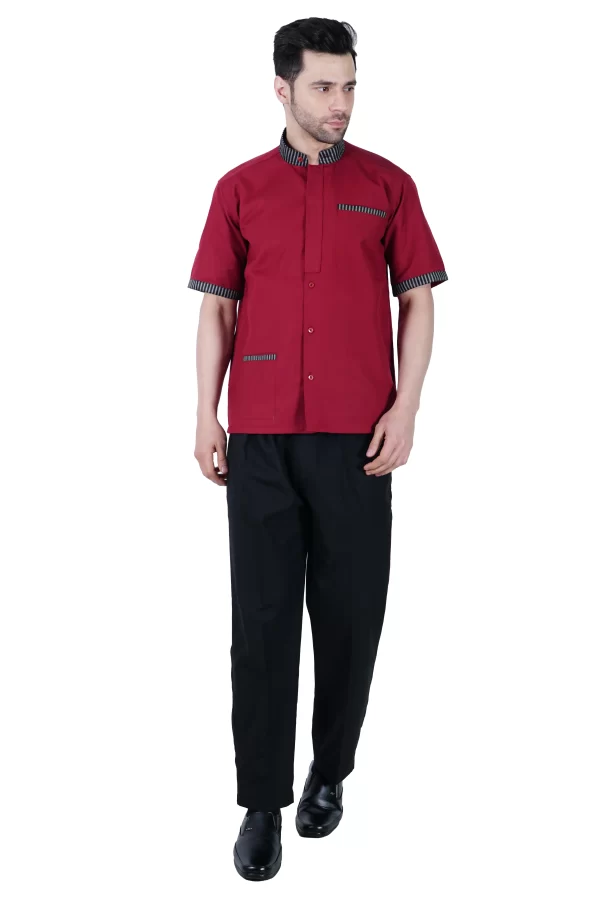 Housekeeping Shirt Maroon
