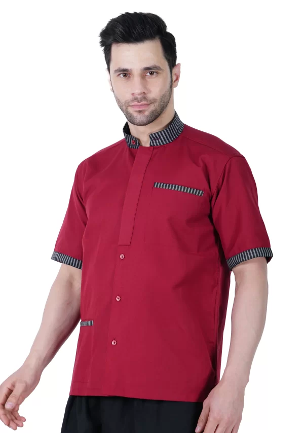 Housekeeping Shirt Maroon