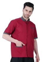 Housekeeping Shirt Maroon