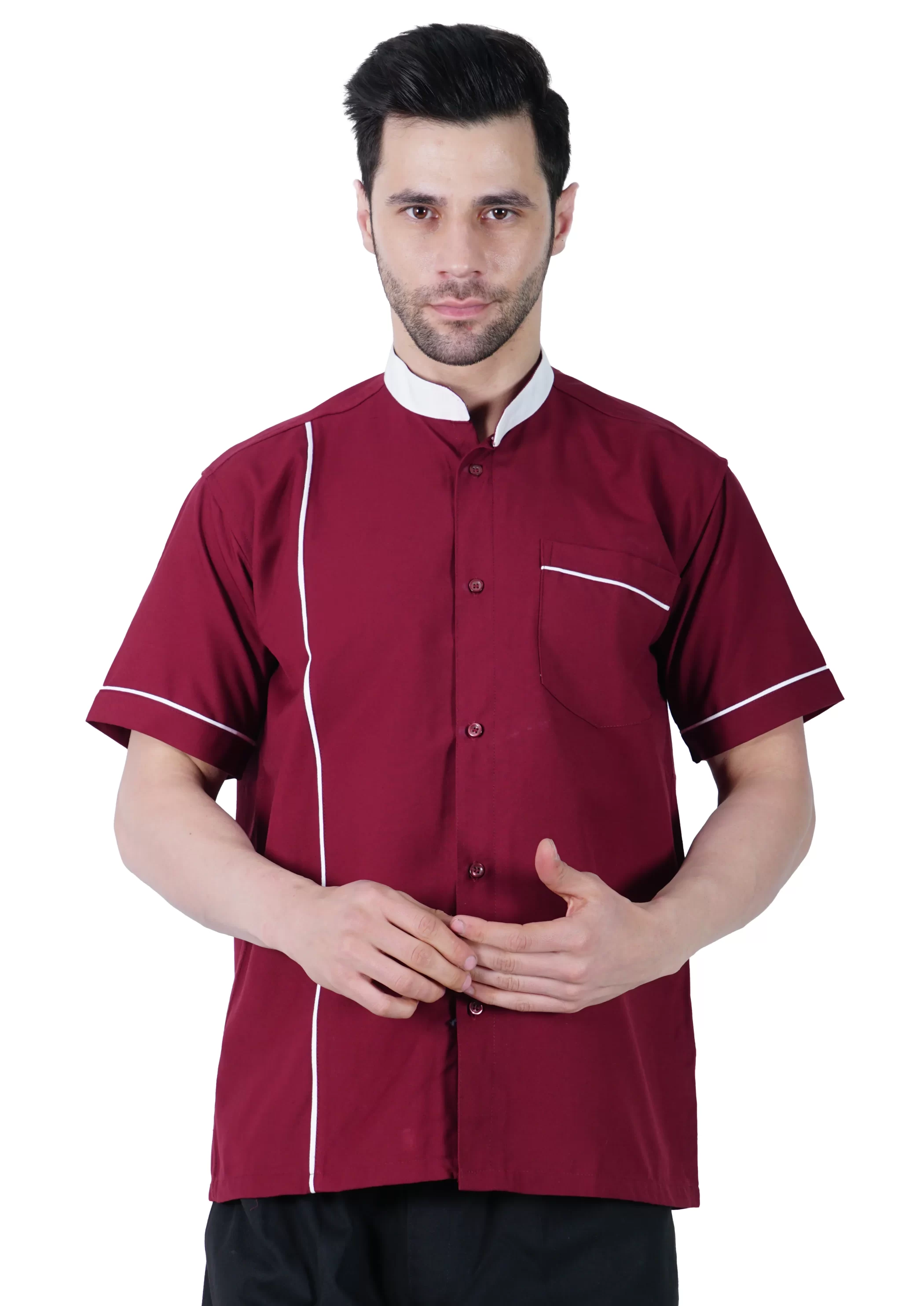 Housekeeping Shirt Maroon