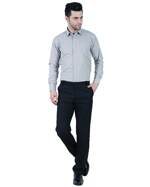 Shirt Grey Filafil Formal