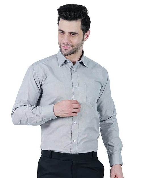 Shirt Grey Filafil Formal
