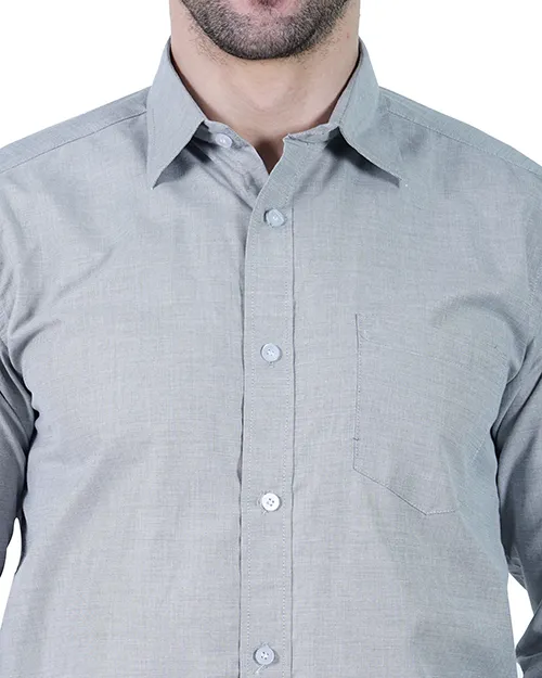 Shirt Grey Filafil Formal