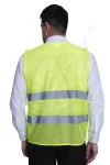 Reflective Jacket Front Zip Closure (Minimum Order 10 Pc's)