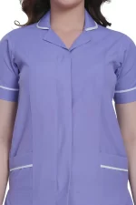 Nursing Uniform Set Purple with White Trim