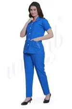 Nursing Uniform Set Royal with White Trim