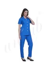 Nursing Uniform Set Royal with White Trim