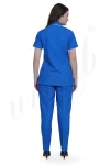 Nursing Uniform Set Royal with White Trim
