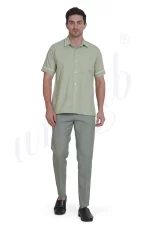 Nursing Male Uniform Green and White Combination