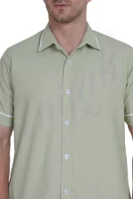 Nursing Male Uniform Green and White Combination