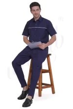 Nursing Male Uniform Navy and White Combination