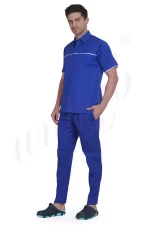 Nursing Male Uniform Royal Blue and White Combination