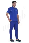 Nursing Male Uniform Royal Blue and White Combination