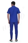 Nursing Male Uniform Royal Blue and White Combination