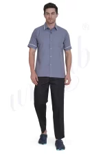 Nursing Male Uniform Grey and White Combination