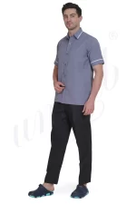 Nursing Male Uniform Grey and White Combination
