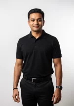 Unisex Polo Tshirt Black Poly Cotton (Minimum Order 10 Pc's)